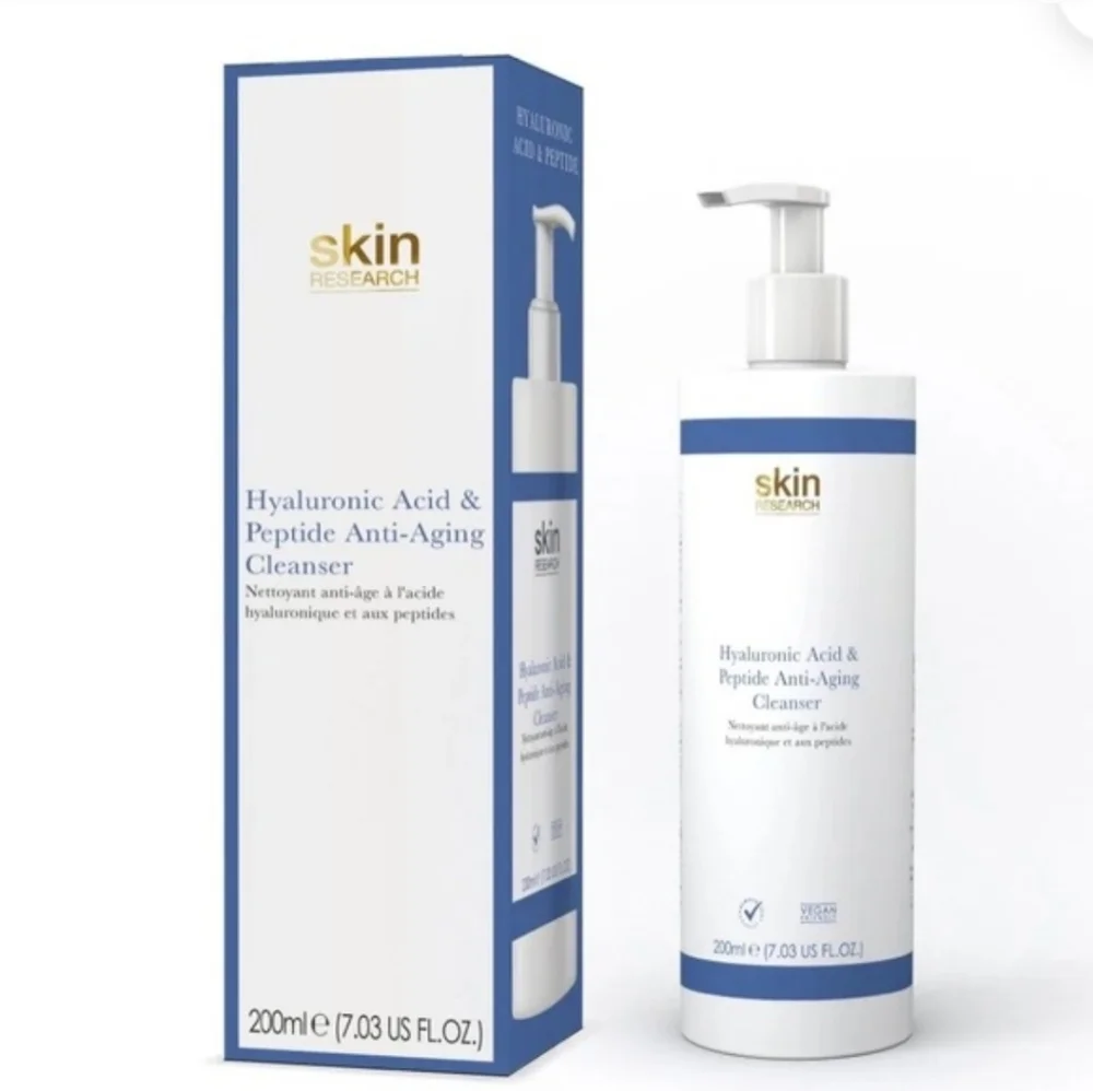 Skin Research London Anti-Aging Cleanser 7.03oz, Jade Roller & Accessories 8+ Pc